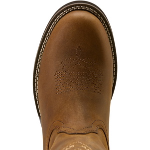 2026 Ariat Dames Kearney Rondneuzen Western Laars 10074354 - Distressed Brown